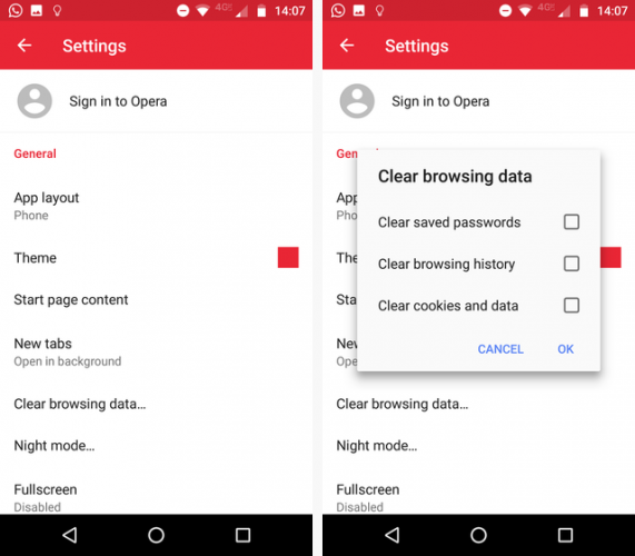 How To Clear History Of Opera Browser