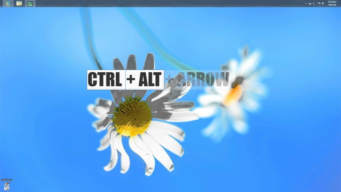 Windows screen upside down how to rotate turn right side up fix