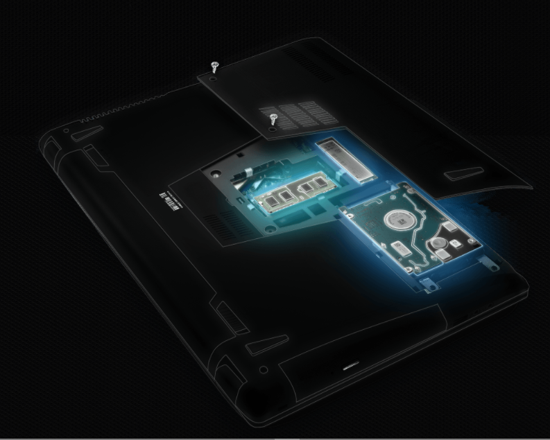 ROG GL552VW Easy Access Upgrade Panel