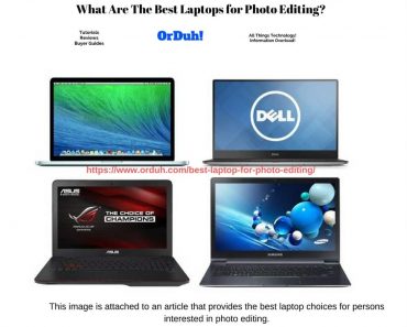 Best Laptops For Photo Editing - Dell Laptop For Photo Editing - Asus Laptop for Photo Editing - HP Laptop for Photo Editing - Lenovo Laptop for Photo Editing