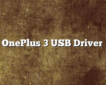 OnePlus 3 USB Driver, OnePlus 3 USB Drivers