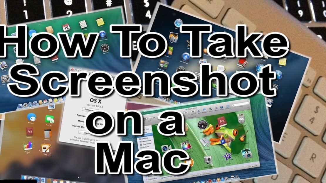 how to take a screenshot video on mac