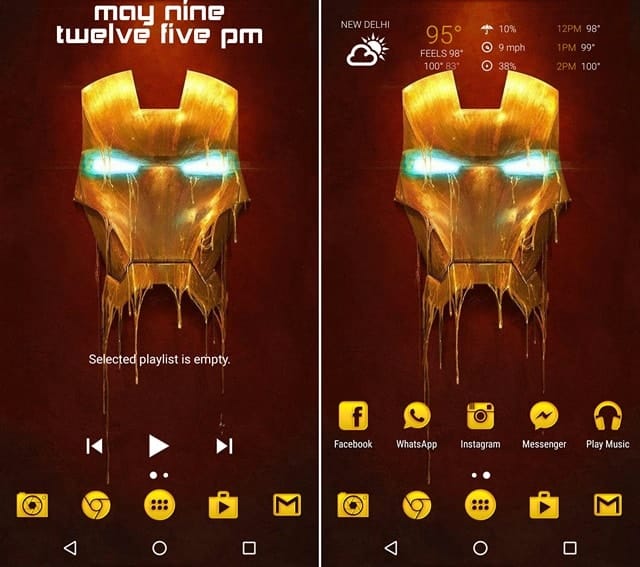 ironman theme nova launcher theme download