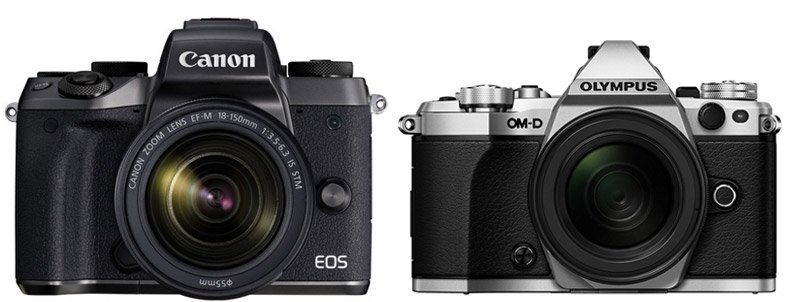 Canon M5 vs Olympus E-M5 II