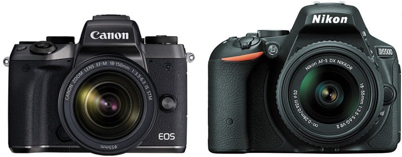 Canon M5 vs Nikon D5500: diferencias, similitudes, reseñas, videos