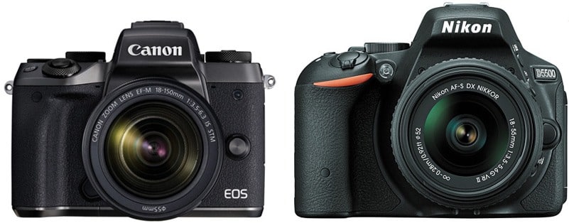 Canon M5 vs Nikon D5500