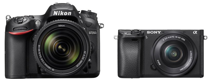 Nikon D7200 vs Sony A6300