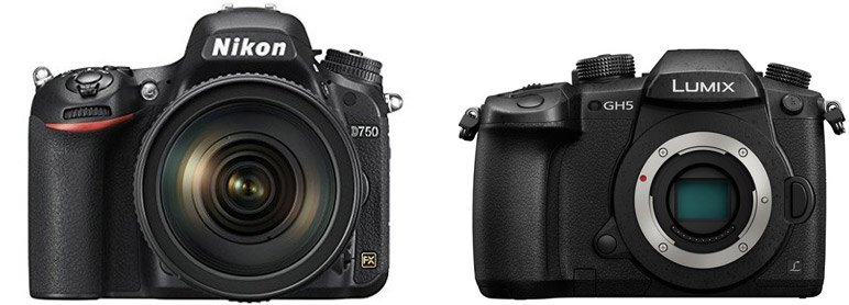 Nikon D750 vs Panasonic GH5