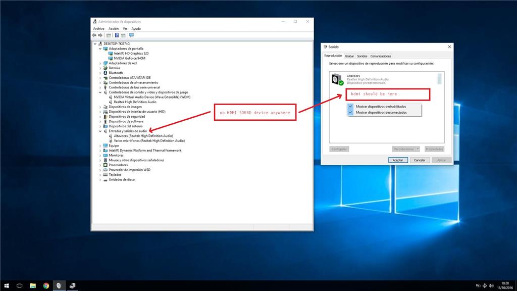 Solved: HDMI No in Windows 10 | Fix HDMI Sound