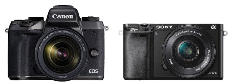 Canon M5 vs Sony A6000 – Comparison