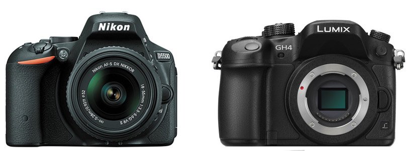 Nikon D5500 vs Panasonic GH4: fotografías, vídeos, reseñas, comparación