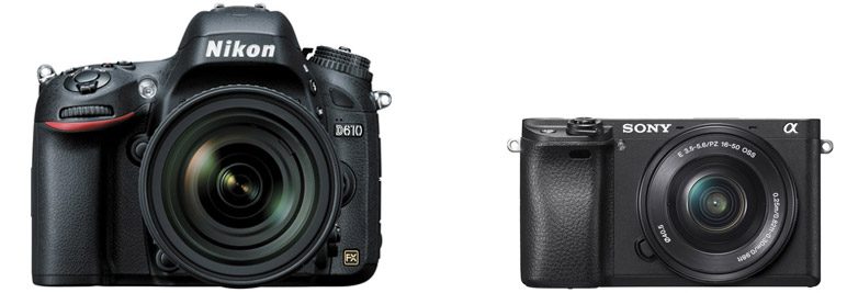 Nikon D610 vs Sony A6300 – Comparison