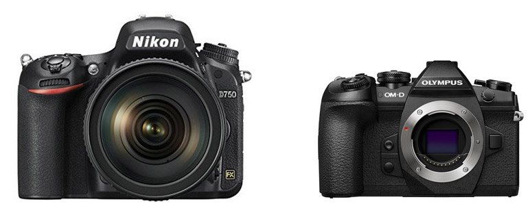 Nikon D750 vs Olympus E-M1 II – Comparison