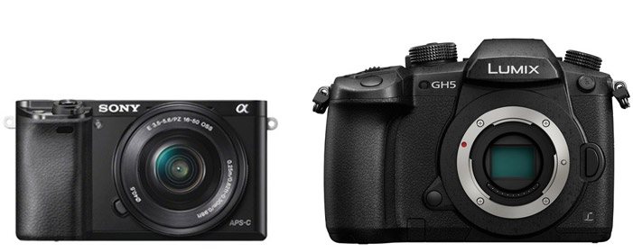 Sony A6000 vs Panasonic GH5: vídeos, imágenes y comparación de características