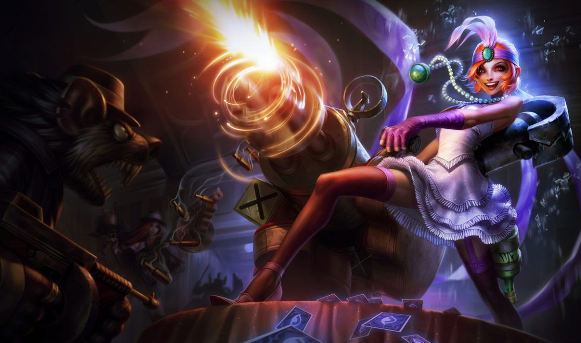 An image of Jinx in her Mafia skin attached to a tutorial on how to counter pick Jinx.