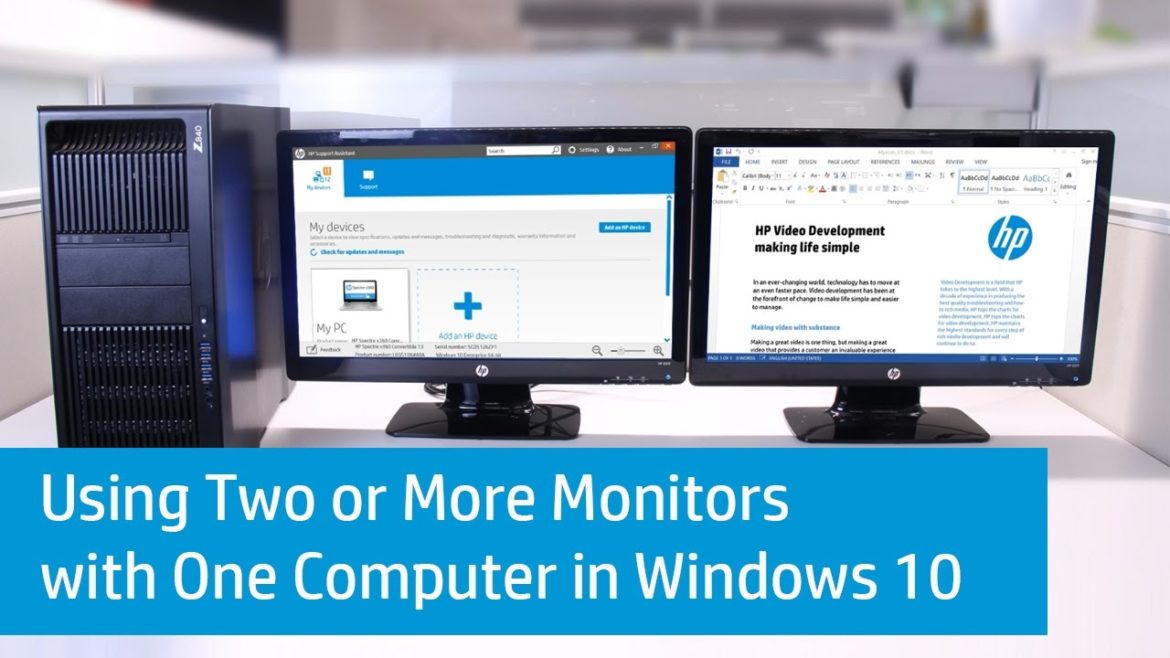 DIY How To Connect Two Monitors To One Laptop Hdmi for Small Bedroom