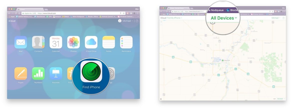 How To Use Find My iPhone On The Web With iCloud