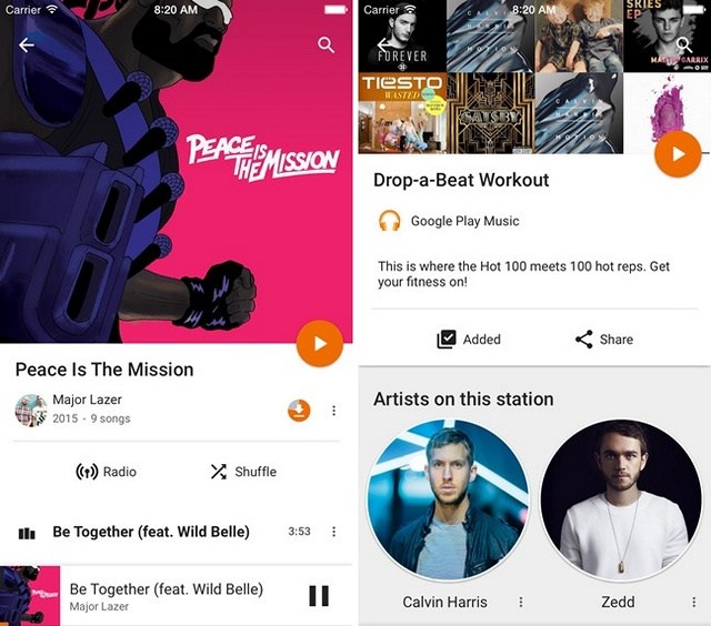 Offline Music Apps - Google-Play-Music