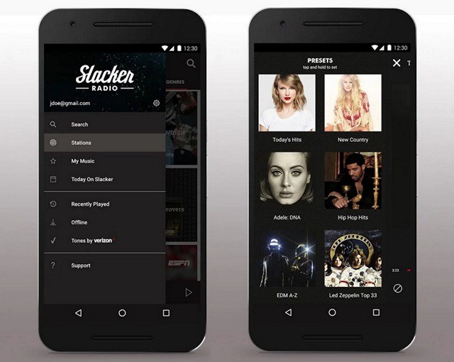 Slacker-Radio-offline music