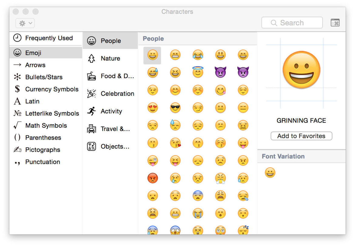 how to get emojis on mac - emoji keyboard mac