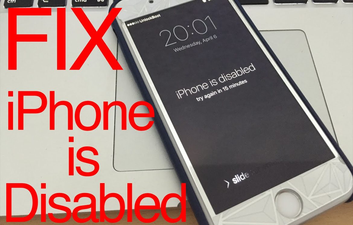  iPhone Is Disabled fix, iphone is disabled connect to itunes without restoring