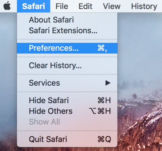 Mac-Safari-Preferences