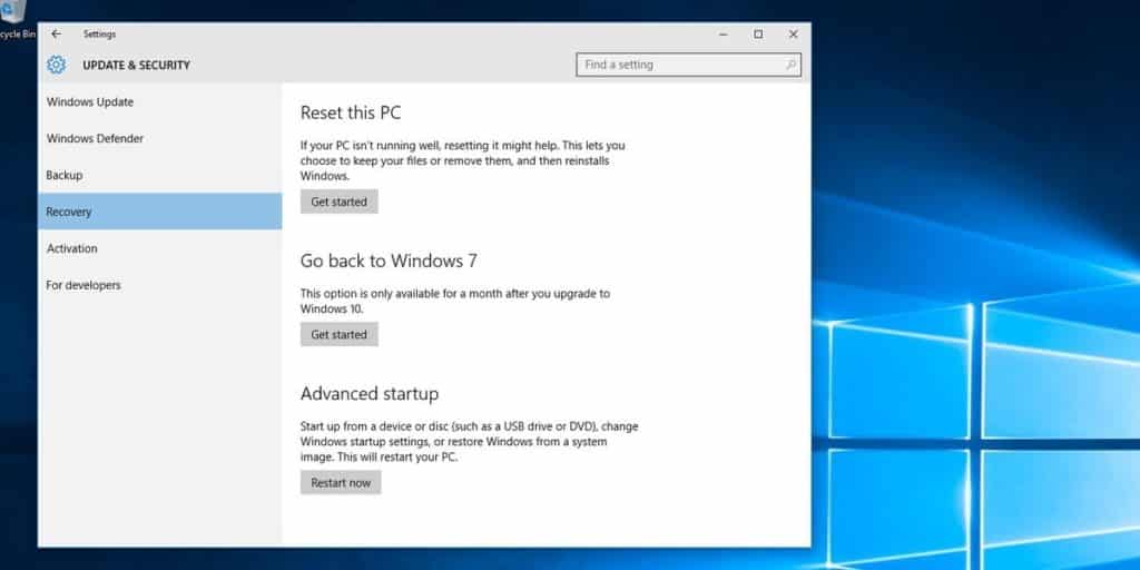 how to downgrade to windows 7