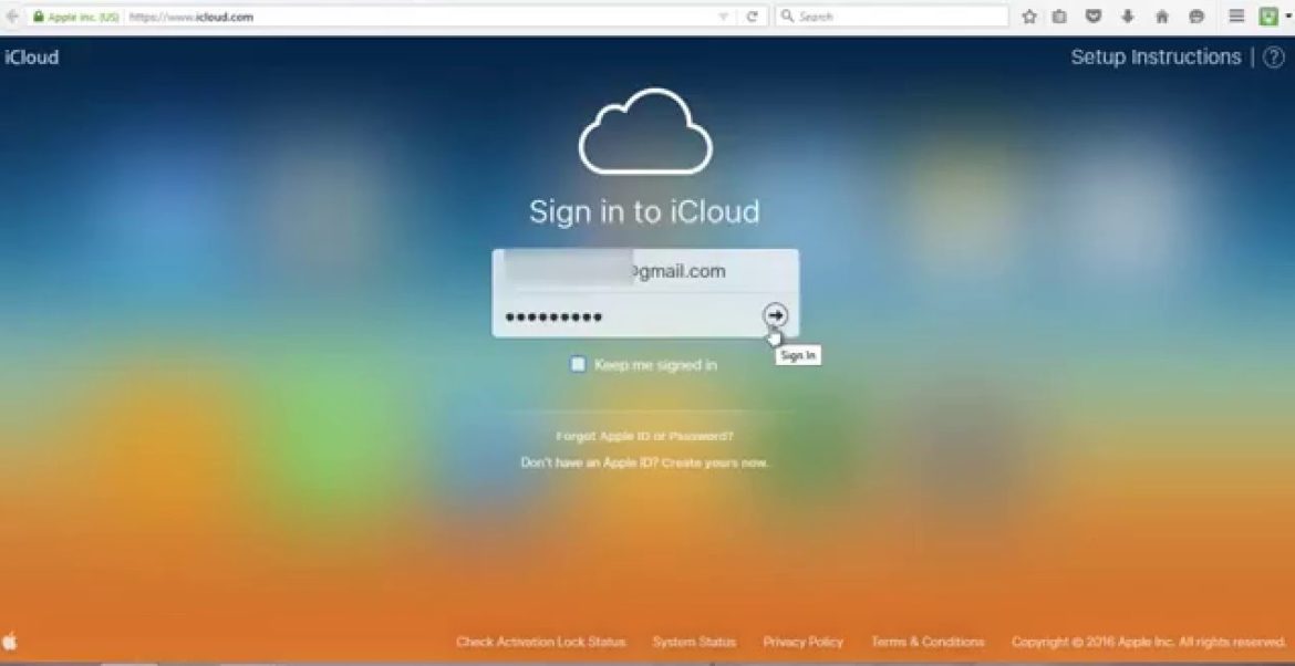 iCloud sign in, login options to sign into iCloud com