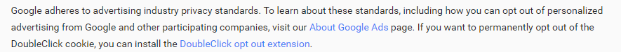 DoubleClick opt-out extension