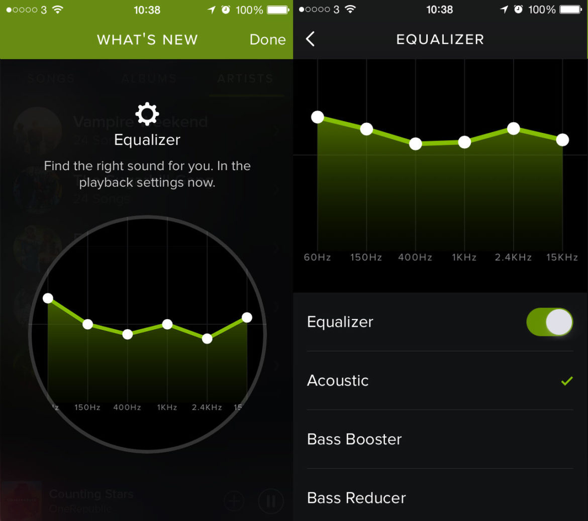 Spotify Equalizer For Android, iPhone, iPad, &