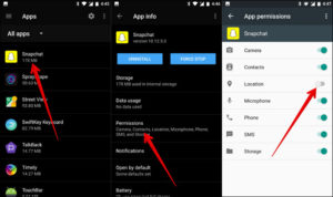 disable snapchat