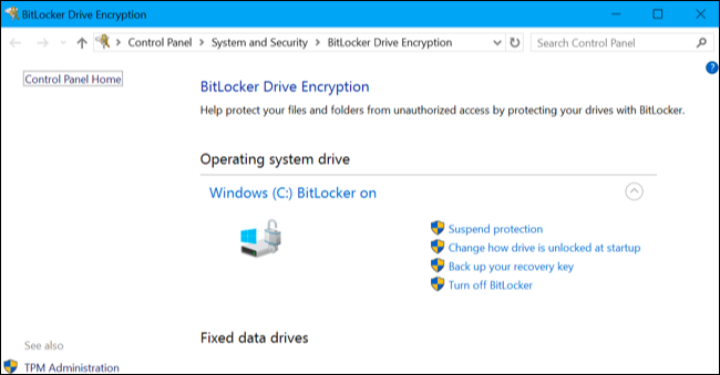 bitlocker windows 10 home encryption, windows 10 encryption