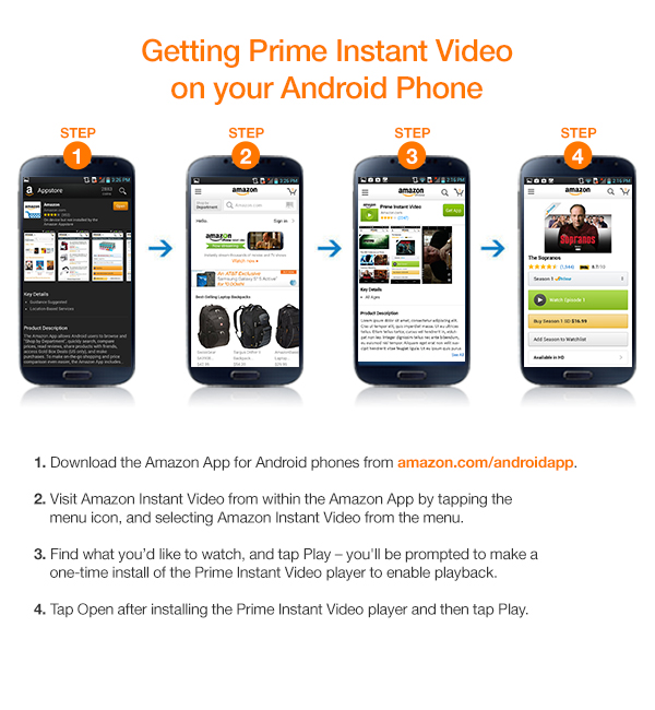 how to get Amazon Prime Video On Android