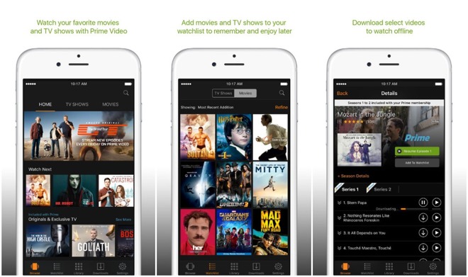 how to get amazon prime video on iPhone