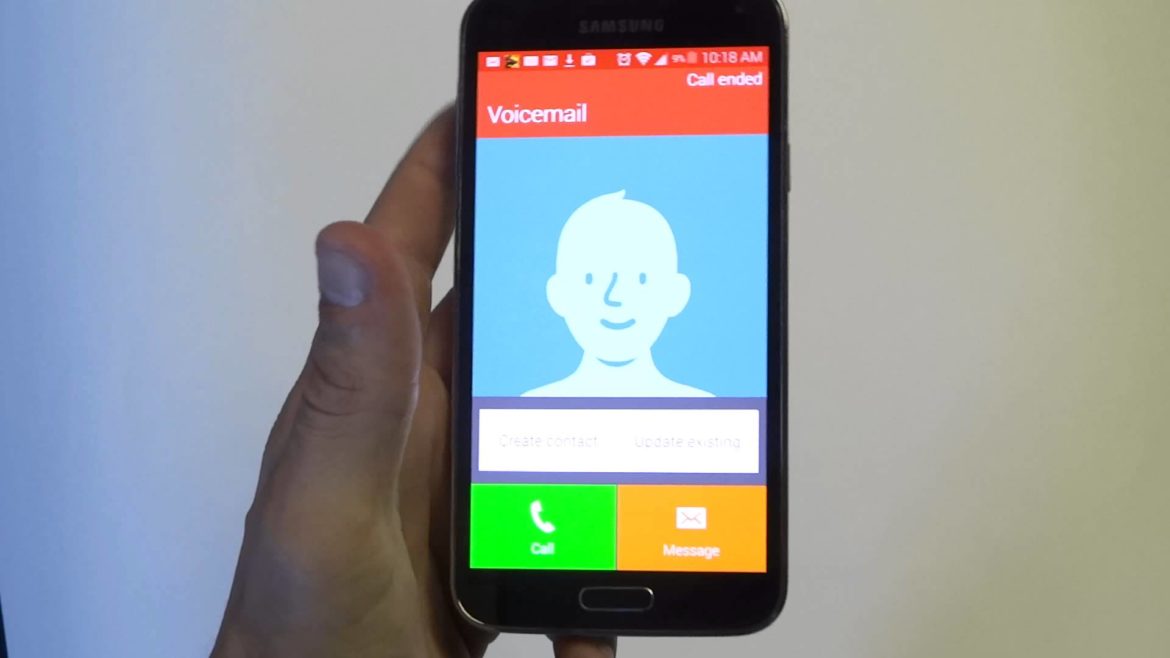 how to set up voicemail on samsung galaxy s5