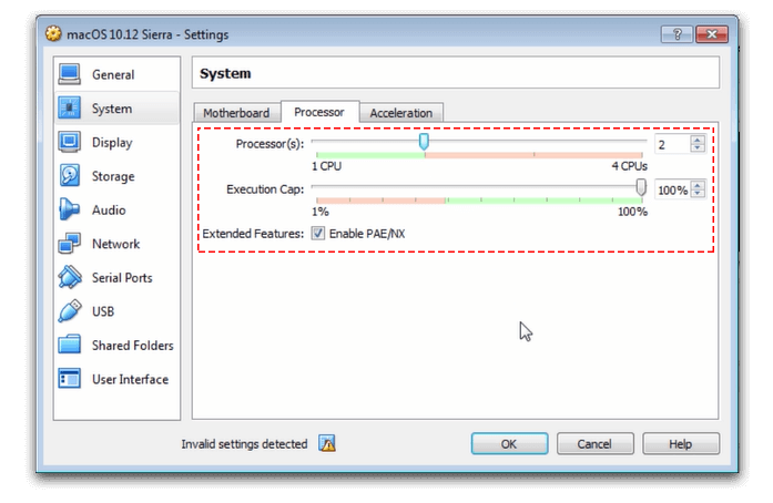 Tab-Processor-Virtual-Box-Virtual-Machine