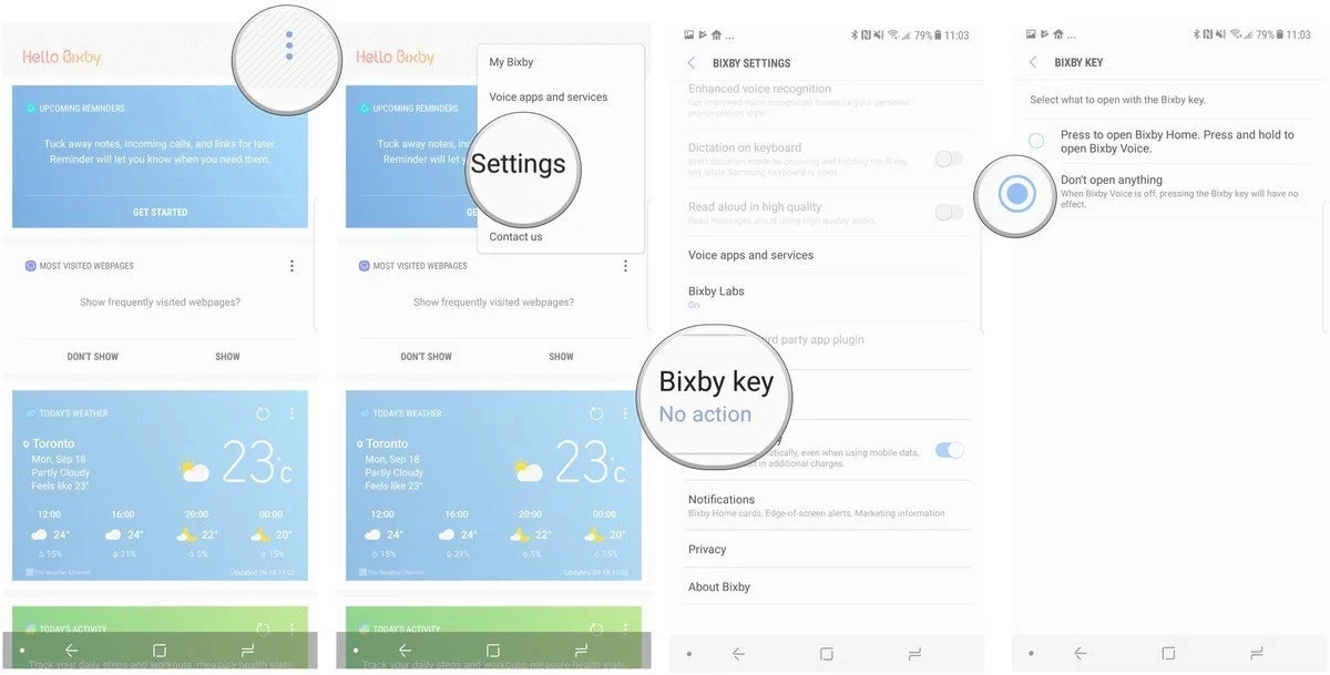 How to turn off Bixby button on Samsung Galaxy Note 9.