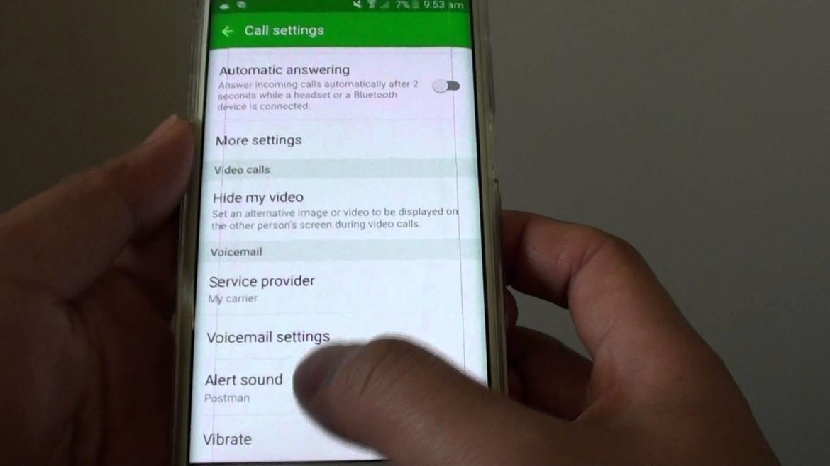 how to set up voicemail on galaxy s6