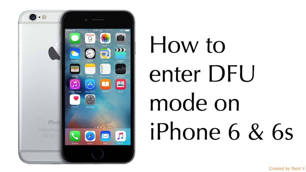 How to enter DFU mode on iPhone 6 - iPhone 7
