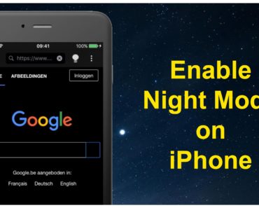 how to enable night mode on iphone ipad