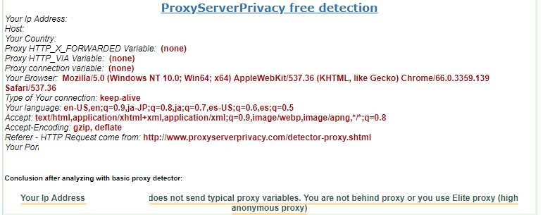 How to know if you are behind a proxy server