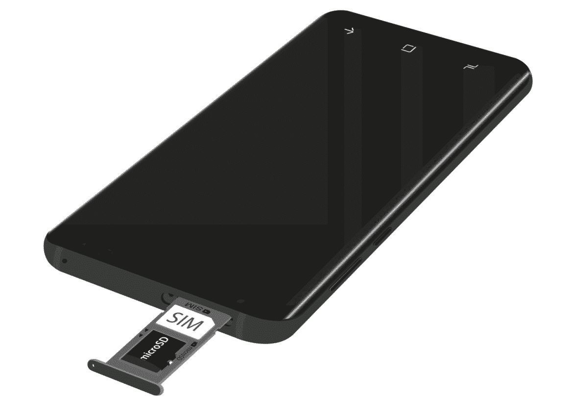 Galaxy S9 ejected SIM/SD Card Slot.