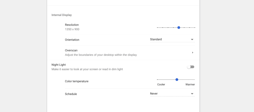 How To Adjust Night Mode Settings On Chrome OS