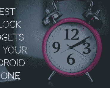 Android: Clock Widgets For Home Screen