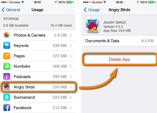 Uninstall iPhone 8 Apps Using Settings App
