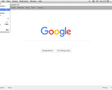 Safari: Make Google Default Search Engine