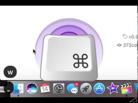 macos show keystrokes on screen
