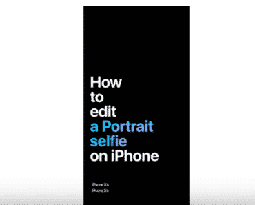 How to edit a Portrait selfie on iPhone — Apple