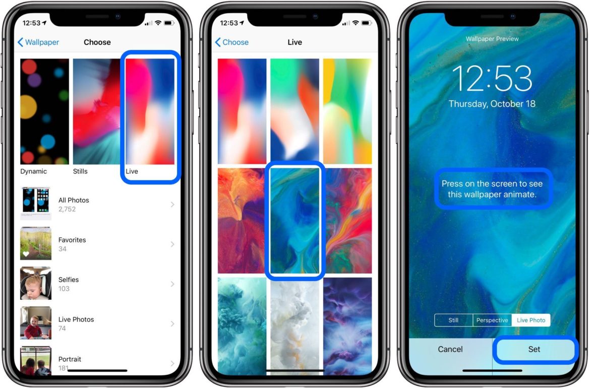 How To Use Live Wallpapers On iPhone
