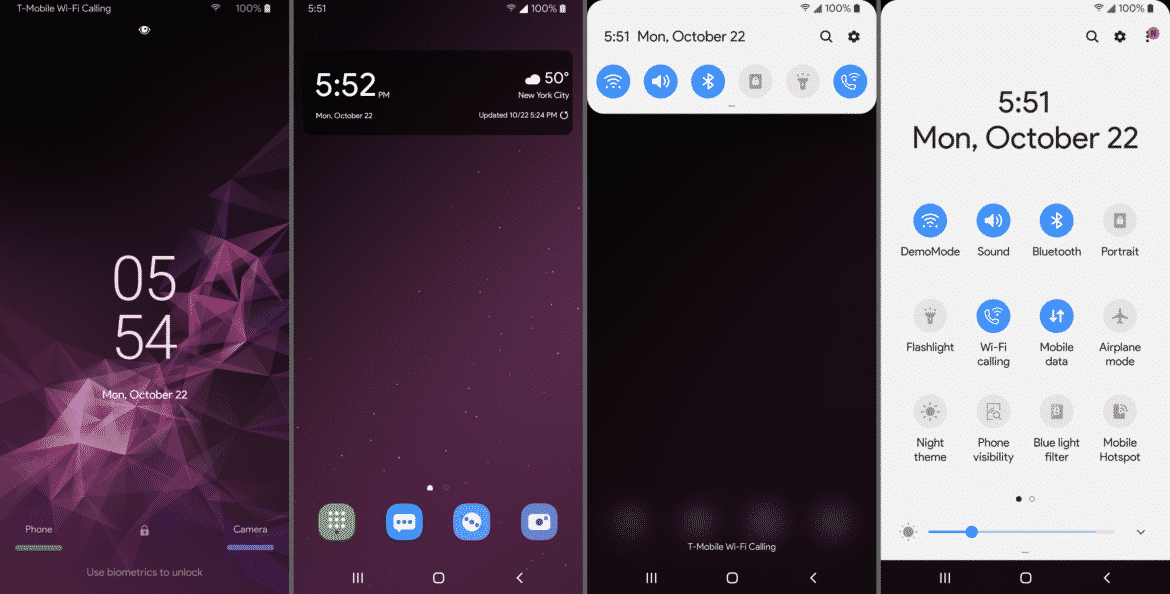 Samsung Android Pie Beta leak on Galaxy S9+, Samsung Android Pie Beta leak photos